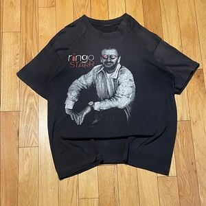 Ringo Starr Black Graphic Tee